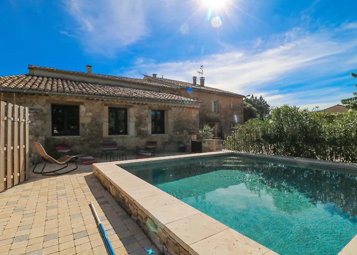 Authentic With Pool Near Uzes